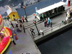 Pier Tram Stopping Short